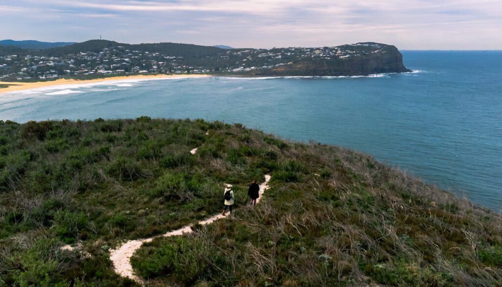 View of Copacabana on second point trail
