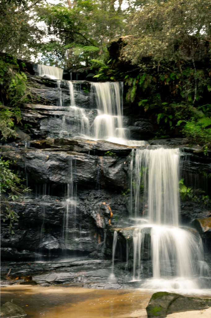 secret waterfall on the Central Coast: Ironbark falls