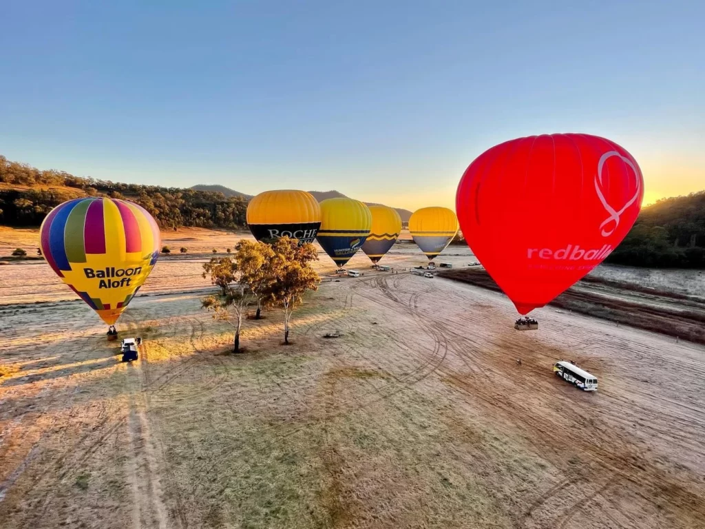 Hot Air balloon hunter valley