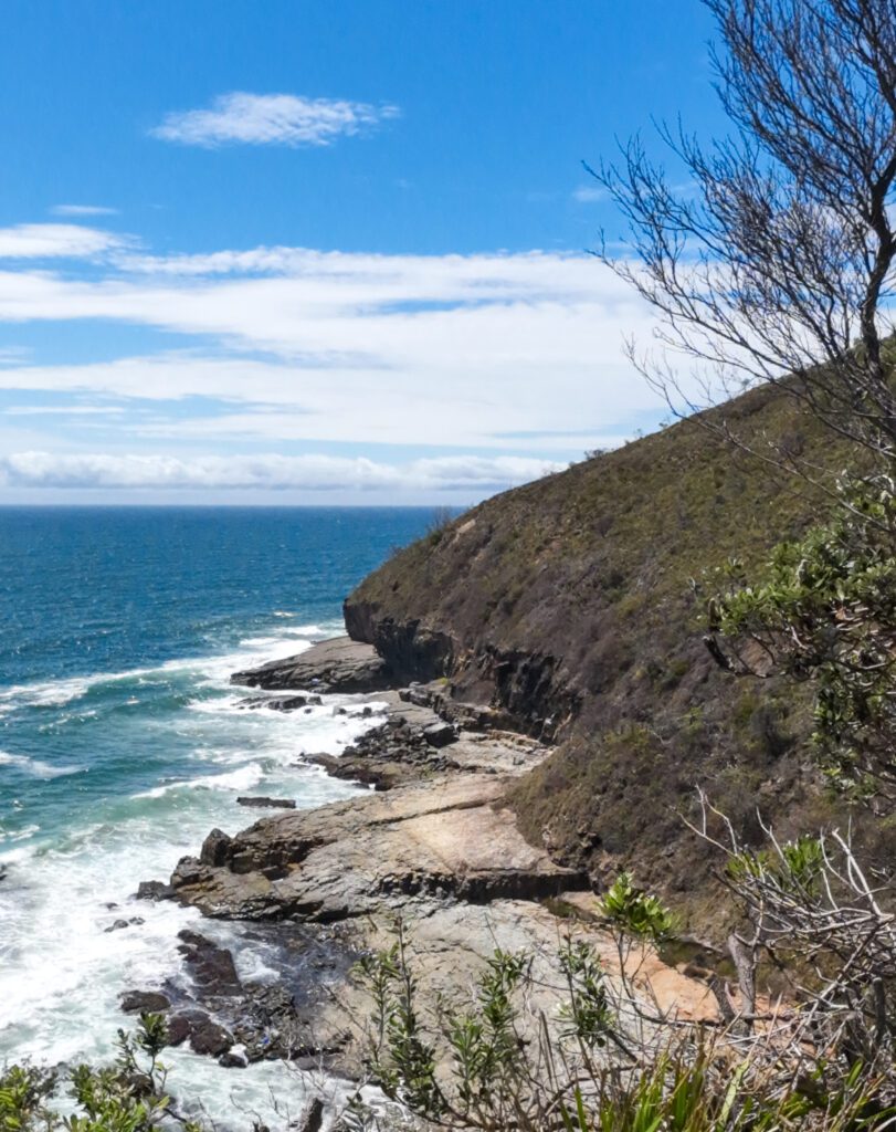view from mermaid lookout, crowdy national park
